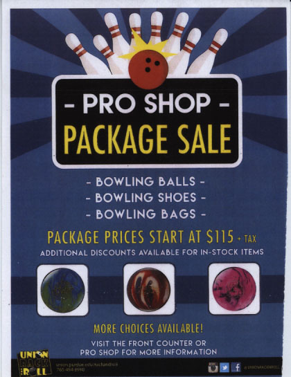 ProShop Package Sale